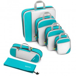 Gonex bolsa de almacenamiento de viaje de 19 pulgadas maleta organizador de equipaje colgante de compresión cubos de embalaje pa