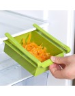 Cocina nevera congelador tipo cajón deslizante ahorro de espacio organizador estante soporte de cajas de almacenamiento caja de 