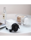 1 Uds. Creativo Mini caja de almacenamiento de bastoncillos de algodón de plástico Linda oveja a prueba de polvo caja de almacen