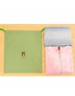 Lindo bolso de almacenamiento impermeable para ropa zapatos ropa interior Kawaii organizador bolsa con cordón para el hogar YF d