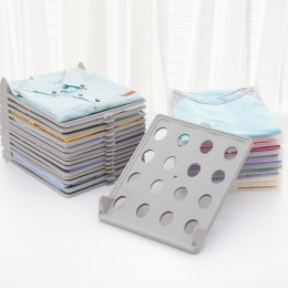 Tabla para doblar ropa práctica rápida sistema de organización de ropa Carpeta de camisa armario de viaje pila de cajones organi