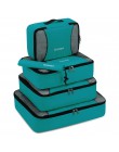 Gonex 9 unids/set bolsa de almacenamiento de viaje maleta organizador de equipaje colgante Ziplock armario ropa compresión embal