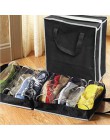 6 zapatos a prueba de polvo organizador PVC zapatos plegables almacenamiento para viajes o casa bolsa de almacenamiento para arm
