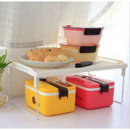 1 unidad de bastidor de almacenamiento de plástico plegable organizador de estante aromatizante para cocina, baño, herramienta p