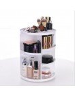 Caja organizadora de maquillaje giratoria de 360 grados a la moda, caja organizadora de joyería, caja de almacenamiento de cosmé