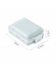 Caja de plástico para pastillas Kits médicos portátiles caja de píldoras de vitaminas caja de almacenamiento contenedor de píldo