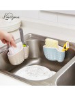 LMETJMA soporte para esponja de cocina con una taza de succión de esponja soporte de succionador de baño lavabo de jabón esponja