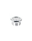 Alta calidad 1 pieza de fregadero redondo anillo de desbordamiento cubierta de repuesto de cromado ordenado baño cerámica lavabo