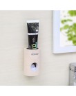 Dispensador automático de pasta de dientes a prueba de polvo cepillo de dientes titular de montaje en pared soporte de baño acce