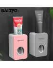 BAISPO nuevo dispensador automático de pasta de dientes soporte de cepillo de dientes montado en la pared dispensador perezoso c