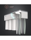 BAISPO de adsorción magnética soporte de cepillo de dientes taza invertida montaje en pared baño limpiador estante de almacenami