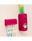 Accesorios de baño conjunto de cepillo de dientes titular dispensador automático de pasta de dientes titular de cepillo de dient