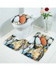 3 unids/set estera de baño conjunto de Anti-deslizamiento cocina alfombra de baño inodoro alfombra lavable Tapete Banheiro