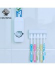 1 juego dispensador automático de pasta de dientes soporte de cepillo de dientes soporte de pared Almacenamiento de cepillos de 