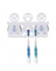 Baño succión 5 posición soporte de cepillo de dientes soporte de pared divertido sonriente cara soporte para cepillo de diente o