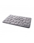 Kit de alfombra de espuma de memoria de baño de lana de Coral, alfombrillas antideslizantes para baño, juego de alfombrillas par