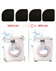 4 Uds negro EVA multifuncional lavadora antichoque almohadillas antideslizantes refrigerador almohadilla silenciosa