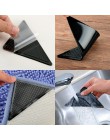 4 Uds. Alfombra antideslizante alfombra estera sujetadores cinta adhesiva lavable antideslizante silicona agarre esquinas almoha