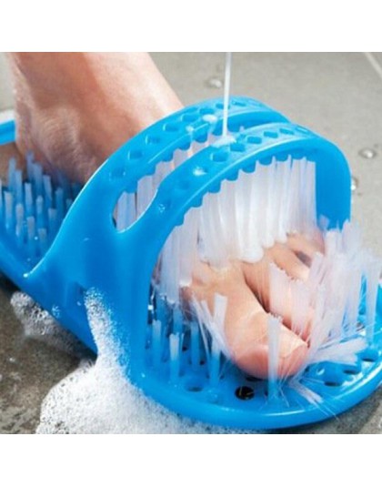 Plástico baño ducha pies zapatillas de masaje zapatos para el baño cepillo de piedra pómez piedra pie depurador Spa ducha quitar