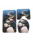 3 unids/set cuarto de baño alfombra del mundo del océano de franela antideslizante alfombrillas de alfombra de baño casa decorac