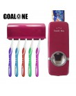 GOALONE 2 unids/set soporte de cepillo de dientes manos libres exprimidor automático de pasta de dientes con soporte de pared ju