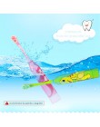 1 piezas de dibujos animados lindo niños ultrasónico automático eléctrico impermeable cepillo de dientes conveniente portátil Or