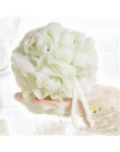 Esponja de malla de bola de baño esponja 1 pieza accesorios de ducha de leche suministros de baño PE Flor de baño suave