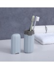 Caja de almacenamiento de cepillo de dientes portátil accesorios de baño caja de cepillo de dientes de paja de trigo organizador