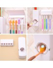 Juegos de baño de alta calidad nuevo dispensador automático de pasta de dientes juego de soporte de cepillo de dientes