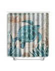 Patrón impreso de tortuga Cortina de ducha alfombra de Pedestal tapa de inodoro alfombrilla de baño juego de cortinas de baño co