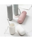 Caja portátil creativa del sostenedor del cepillo de dientes de la pasta de dientes antideslizante de la tira a prueba de fuego 
