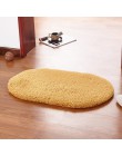 Mrosaa 40x60cm alfombrillas de baño suaves alfombra de dormitorio y baño alfombrilla de felpa antideslizante alfombrilla ovalada