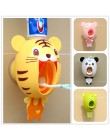 Dispensador de pasta de dientes de dibujos animados fuerte ventosa accesorios de baño Juego de cepillos de dientes titular autom