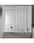 Cortina de ducha de plástico nórdico impermeable sin perforaciones cortinas de baño translúcidas gruesas cortina de partición de