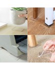 4 unids/set transparente Anti Vibración lavadora alfombrilla de silicona portátil antideslizante alfombra para muebles almohadil