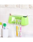 4 colores multifuncional cepillo de dientes caja de almacenamiento baño cocina familia Pared Soporte artículos de tocador pasta 