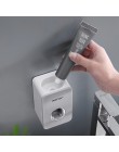 Nuevo dispensador automático de pasta de dientes a prueba de polvo soporte de cepillo de dientes soporte de montaje en la pared 