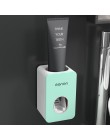Nuevo dispensador automático de pasta de dientes a prueba de polvo soporte de cepillo de dientes soporte de montaje en la pared 