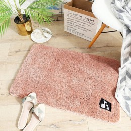 Alfombra de baño de fibra de algodón alfombras de baño superabsorbentes alfombras alfombra de suelo de bañera alfombra de baño p
