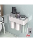 Accesorios de baño soporte de cepillo de dientes Simple y ahorro de espacio accesorios de baño práctico estante de montaje en el