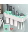 Accesorios de baño soporte de cepillo de dientes Simple y ahorro de espacio accesorios de baño práctico estante de montaje en el