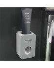 Soporte de cepillo de dientes montado en la pared dispensador automático de pasta de dientes estante de almacenamiento secador d