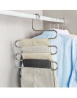 5 capas S forma multifuncional perchas de ropa pantalones perchas de almacenamiento estante de tela multicapa percha de tela de 