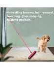 Escoba de pelo para el suelo rascador de polvo y cepillo de caucho para mascotas limpiador de alfombras barredora No lavar a man