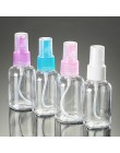 Color aleatorio 30ml plástico trasparente cuerpo agua rociador de perfume recargable esencial botella con bomba de aceite