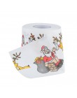 Papel de baño Navidad impreso Hogar Santa Claus baño rollo de papel higiénico suministros de Navidad decoración de Navidad tejid