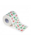 Papel de baño Navidad impreso Hogar Santa Claus baño rollo de papel higiénico suministros de Navidad decoración de Navidad tejid