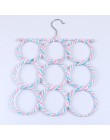 9/12/16/28 agujeros colgador de bufanda plegable múltiples bufandas de exhibición colgar corbatas cinturón organizar círculo de 