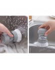 Cepillos de limpieza herramienta de lavado de platos dispensador de jabón sartenes recargables tazas cuenco de pan depurador ute