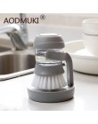 Cepillos de limpieza herramienta de lavado de platos dispensador de jabón sartenes recargables tazas cuenco de pan depurador ute